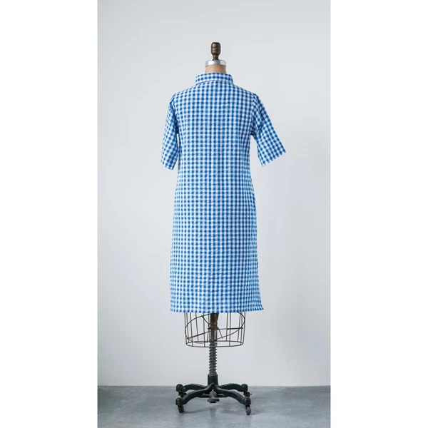 Creative Co Op Cotton Seer Sucker Veronica Dress Small