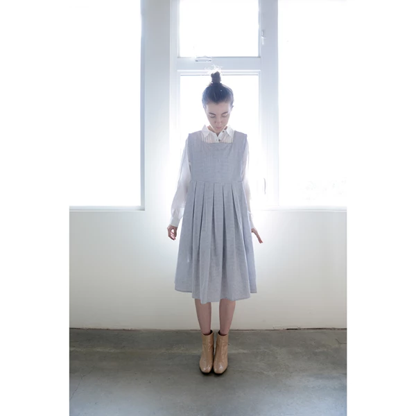 Creative Co Op Cotton Ticking Sarah Dress Extra Large