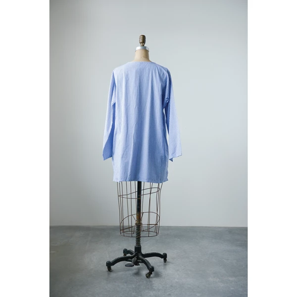 Creative Co Op Cotton Woven Gingham Nellie Shirt Extra Large