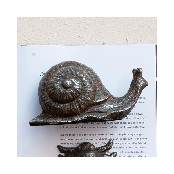 Creative Co Op Cast Iron Snail Rust Finish