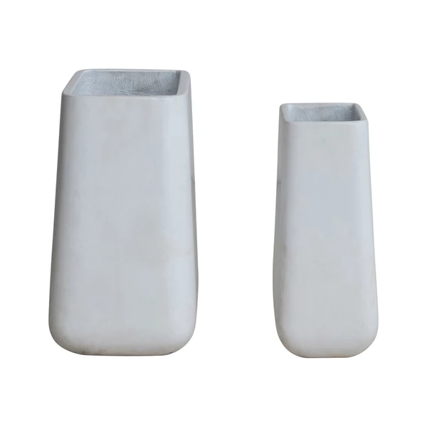 Creative Co Op Cement Composite Planters Set Of 2