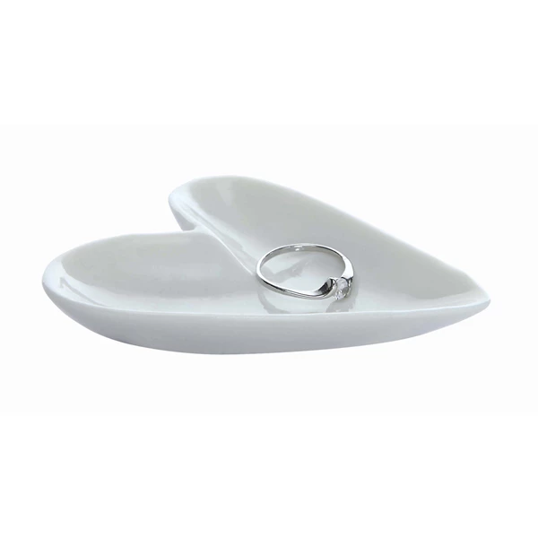 creative co op Ceramic Heart Ring Dish
