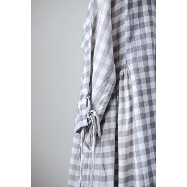Creative Co Op Cotton Gingham Madie Dress Large