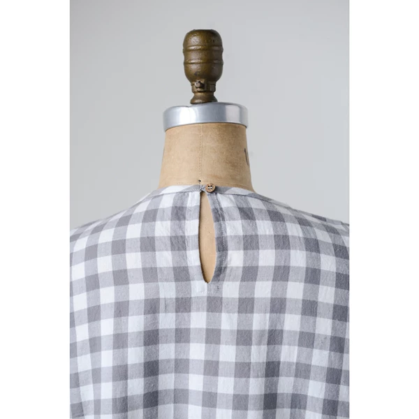 Creative Co Op Cotton Gingham Madie Dress Large