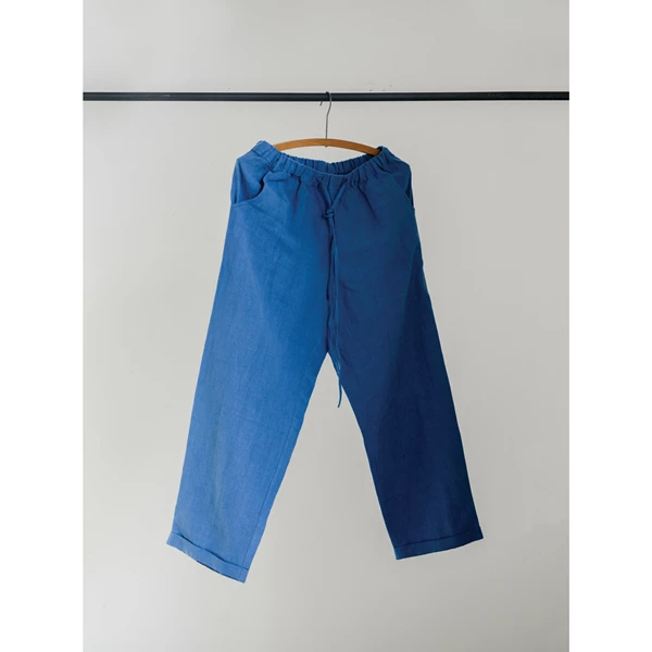 creative co op Cotton Linen Lani Capri Blue Large