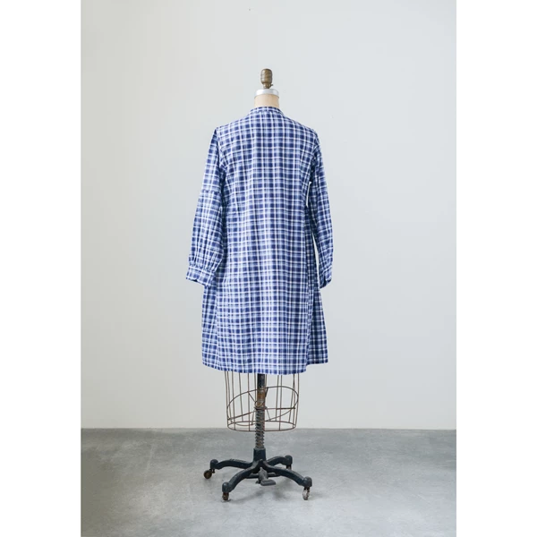 Creative Co Op Cotton Madras Plaid Tunic Medium