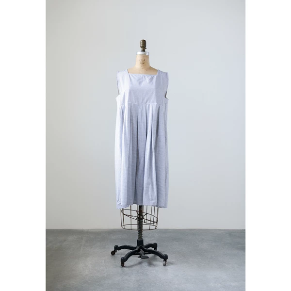 creative co op Cotton Ticking Sarah Dress Medium