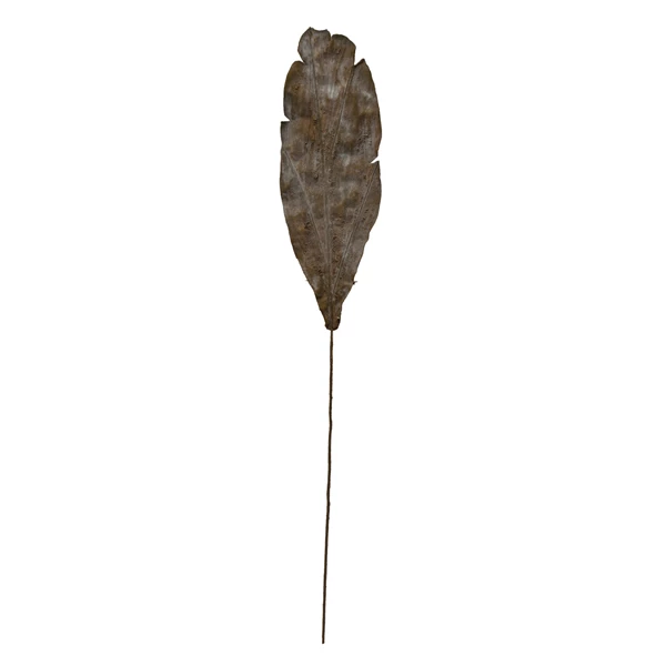 creative co op Faux Leaf Plaster Finish Dark Olive