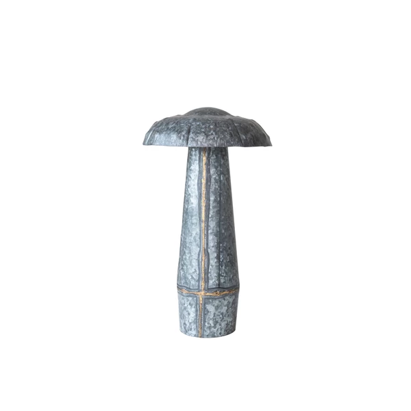 creative co op Galvanized Metal Mushroom Décor
