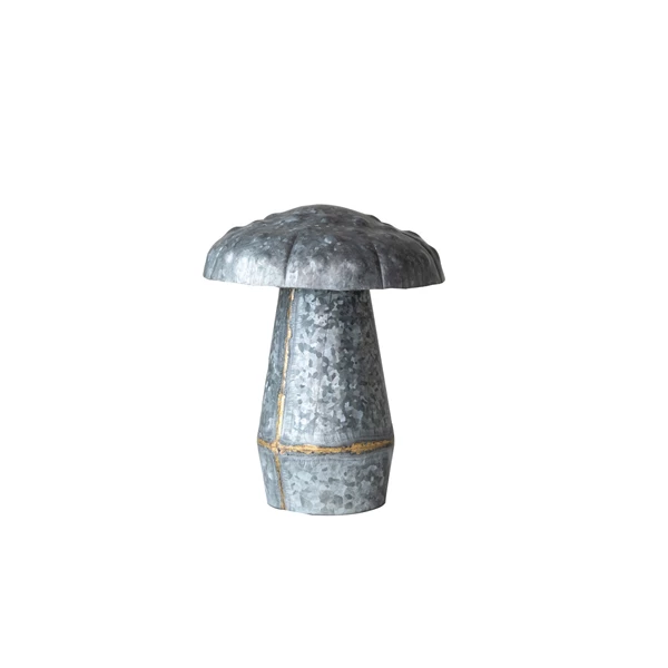 creative co op Galvanized Metal Mushroom Décor