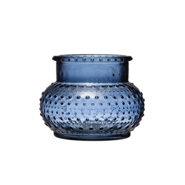 creative co op Glass Hobnail Candle Holder/Vase