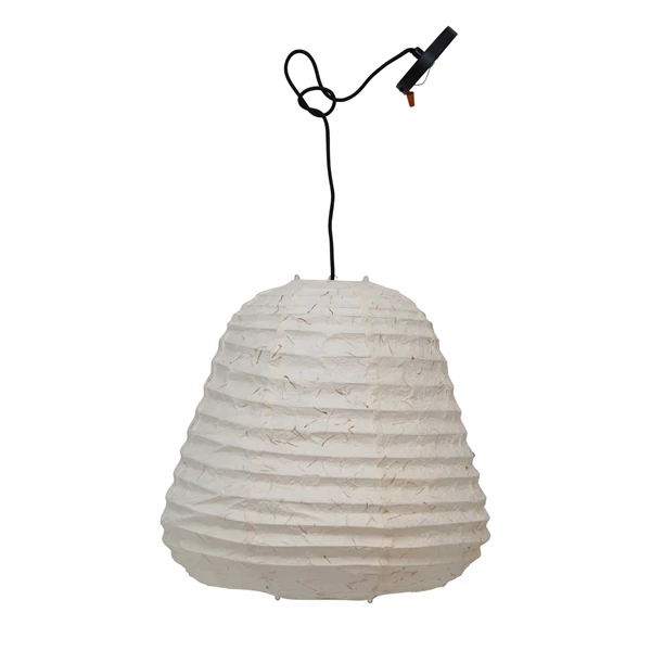 creative co op Handmade Paper Pendant Lamp