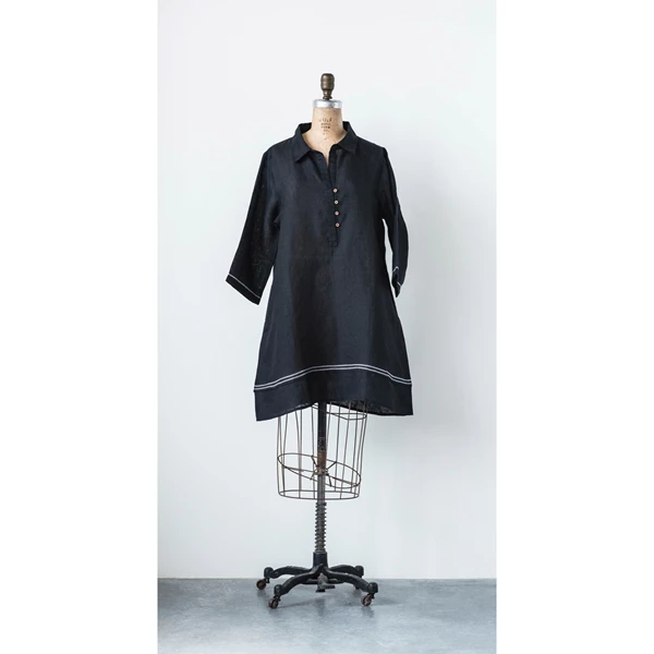 creative co op Linen Kate Tunic Extra Small