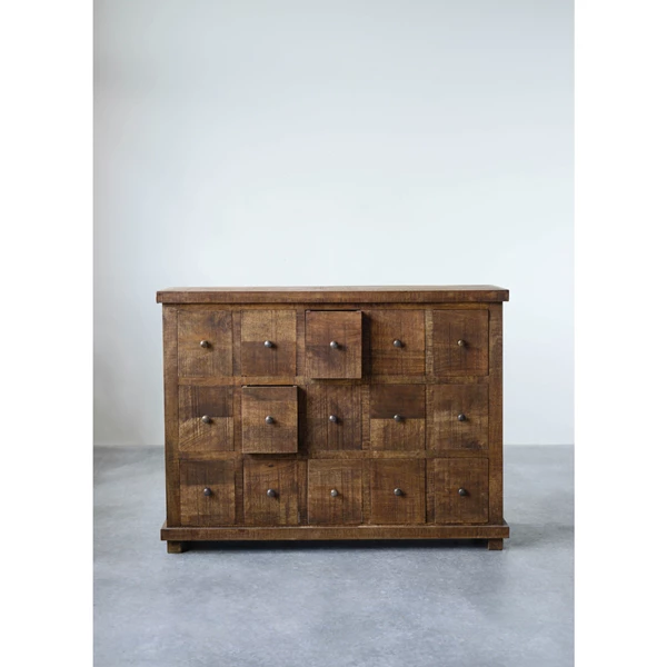 Creative Co Op Mango Wood Cabinet With Drawers
