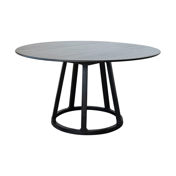 creative co op Mango Wood Table Black KD