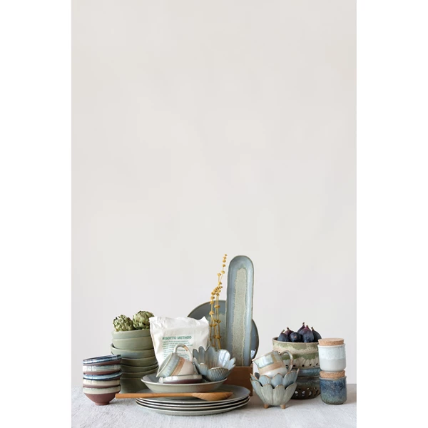 Creative Co Op Porcelain Flower Bowl With Glaze