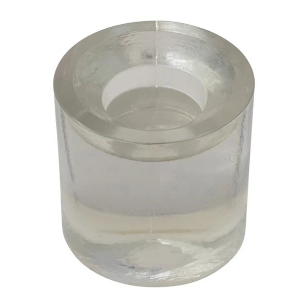 Creative Co Op Pressed Glass Tealight Holder