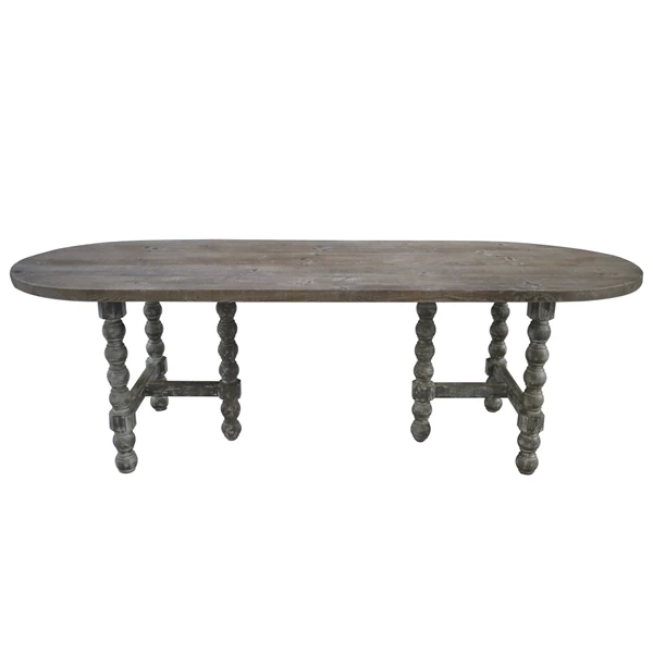 creative co op Reclaimed Wood Table Whitewashed KD