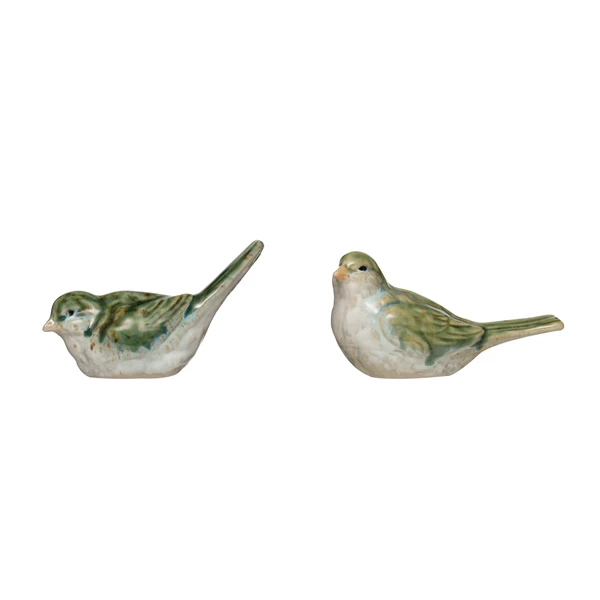 creative co op Stoneware Bird 2 Styles