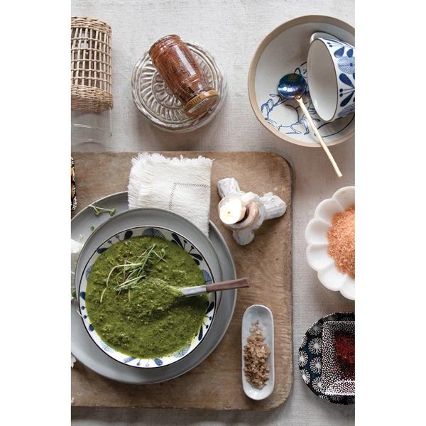 Creative Co Op Stoneware Trays Set Of 3