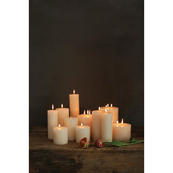 Creative Co Op Unscented Pillar Candle