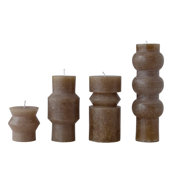 Creative Co Op Unscented Totem Pillar Candle