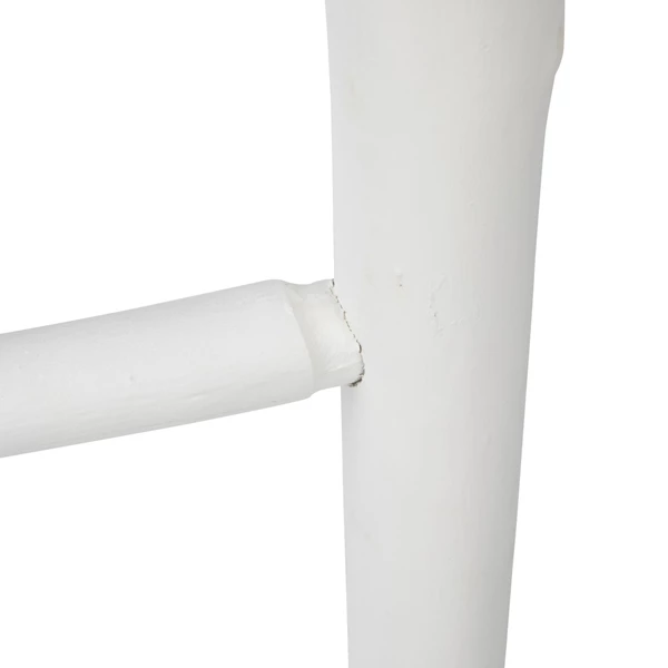 Creative Co Op Decorative Boho Painted Wood Blanket Ladder White