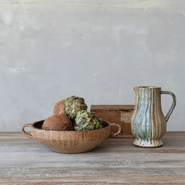 Creative Co Op Decorative Terra-cotta Pitcher/Vase (Each Will Vary)