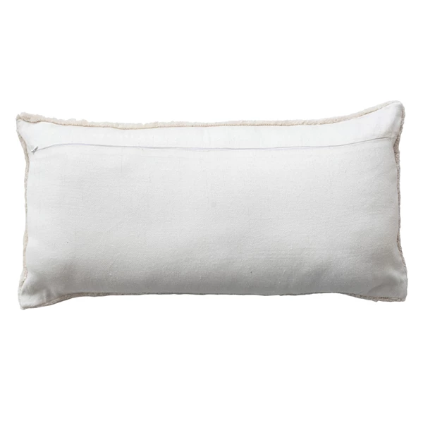 Creative Co Op Fabric Tufted Indoor/Outdoor Lumbar Pillow "LOVE"