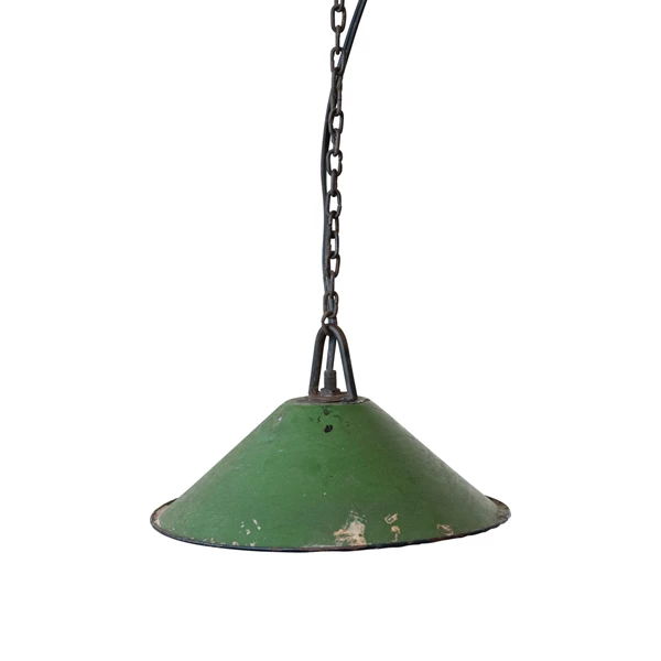 Creative Co Op Found Metal Pendant Lamp 6' Chain & 6' Cord (Each One Will Vary)
