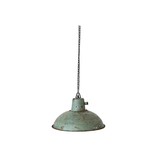 creative co op Found Metal Pendant Lamp 6' Chain & 6' Cord (Each One Will Vary)