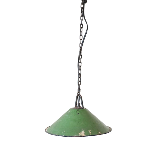 creative co op Found Metal Pendant Lamp 6' Chain & 6' Cord (Each One Will Vary)