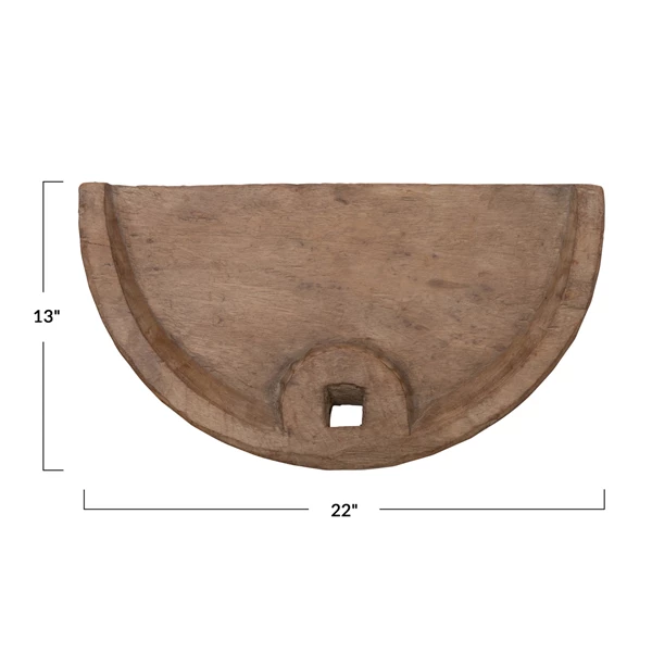 Creative Co Op Found Reclaimed Wood Spade (Each One Will Vary)