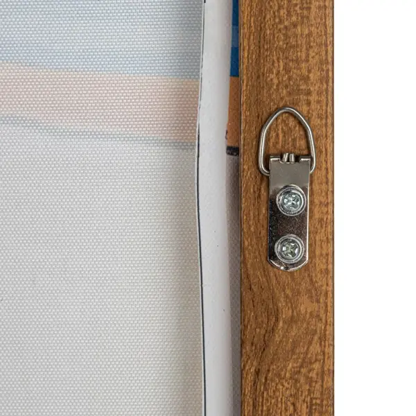 Creative Co Op Framed Canvas Hand-Painted Wall Décor