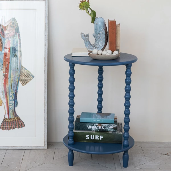 Creative Co Op Framed Shadow Box Wall Décor With Paper Collage Fish