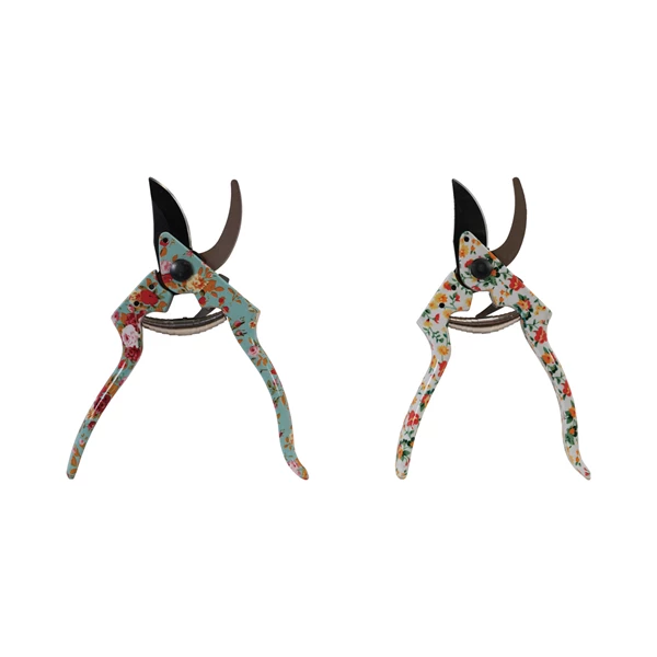 creative Co Op Garden Pruning Shears With Blade Protector 2 Styles