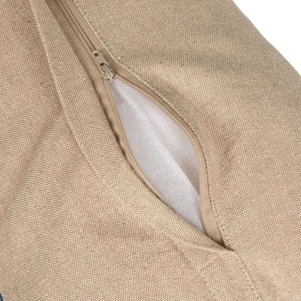 Creative Co Op Hand-Embroidered Vintage Rali Quilt Lumbar Pillow (Each Will Vary)