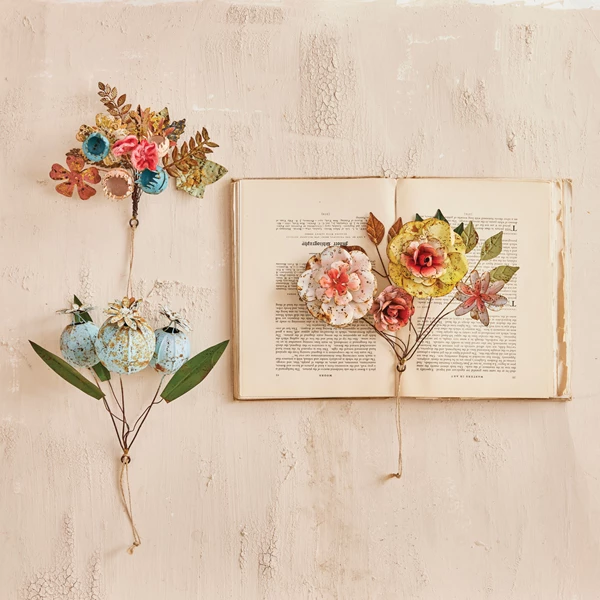 Creative Co Op Hand-Painted Metal Vintage Reproduction Toleware Ornament