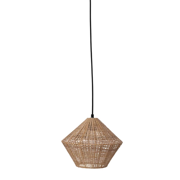 creative co op Hand-Woven Rattan Pendant Lamp 6' Cord