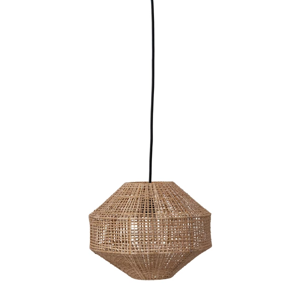 creative co op Hand-Woven Rattan Pendant Lamp 6' Cord