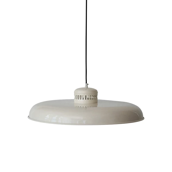 Creative Co Op Hanging Metal Vintage Reproduction Pendant Lamp 6' Fabric Cord