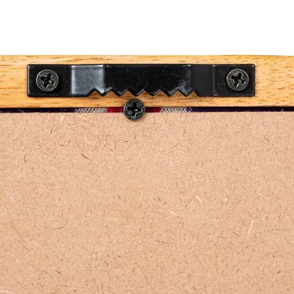 Creative Co Op Mango Wood Framed Found Cotton Ikat Wall Décor Multi Color (Each One Will Vary)