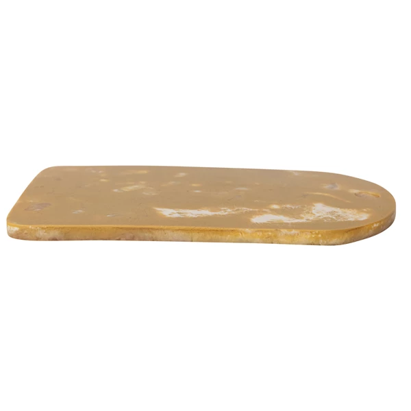 Creative Co Op Marbled Resin Cheese/Serving Board W/ Handle Caramel Color