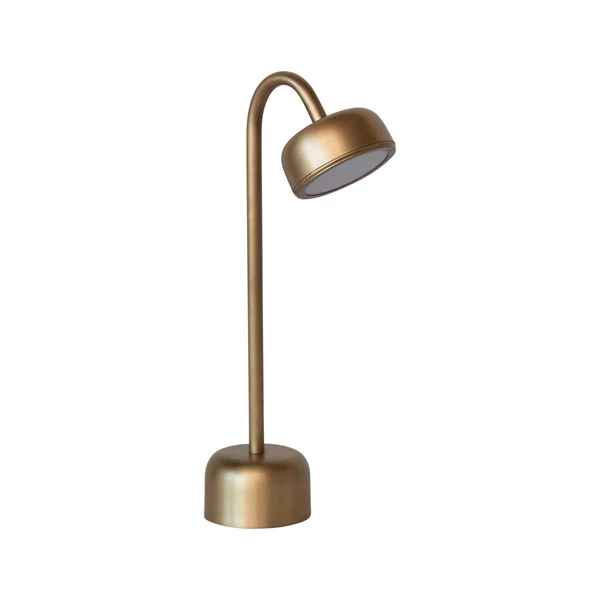 creative co op Metal Adjustable LED Table Lamp w/ Touch Sensor Antique Brass Finish
