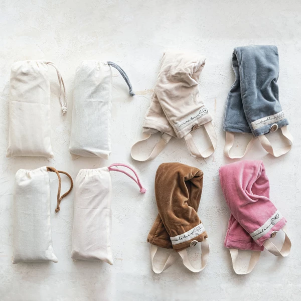 Creative Co Op Microwaveable Hot/Cold Neck Wrap Filled W/ Lentils & Lavender 4 Styles