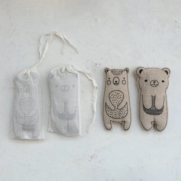 Creative Co Op Microwaveable Hot/Cold Pack Filled W/ Lentils & Lavender 2 Styles