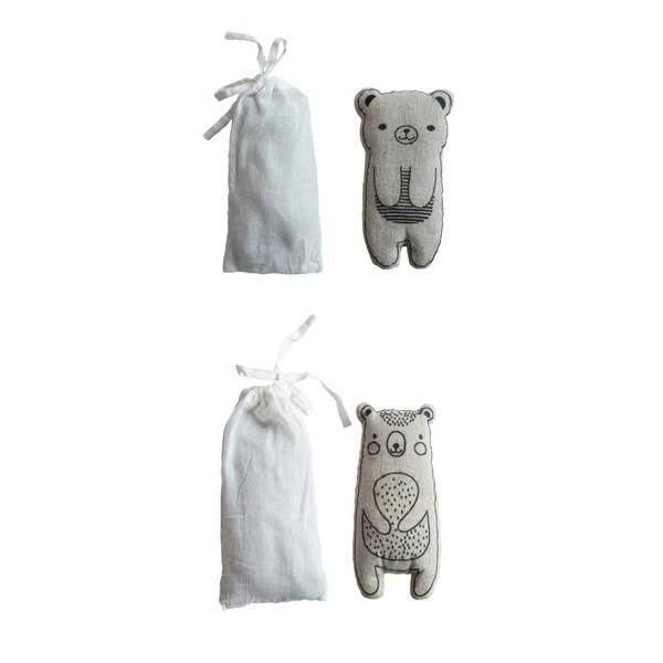 creative co op Microwaveable Hot/Cold Pack Filled w/ Lentils & Lavender 2 Styles