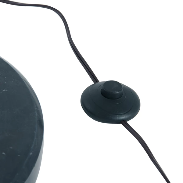 Creative Co Op Modern Boho Floor Lamp With Marble Base And Rattan Shade