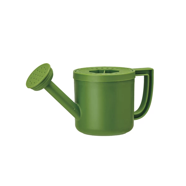 creative co op Plastic Watering Can Shaped Juicer/Pitcher Green Set of 2