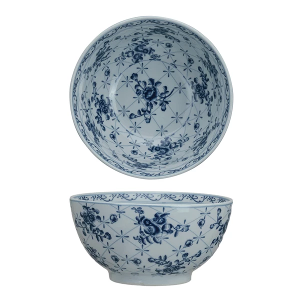 creative co op Porcelain Bowl w/ Botanicals Crackle Glaze (Each One Will Vary)